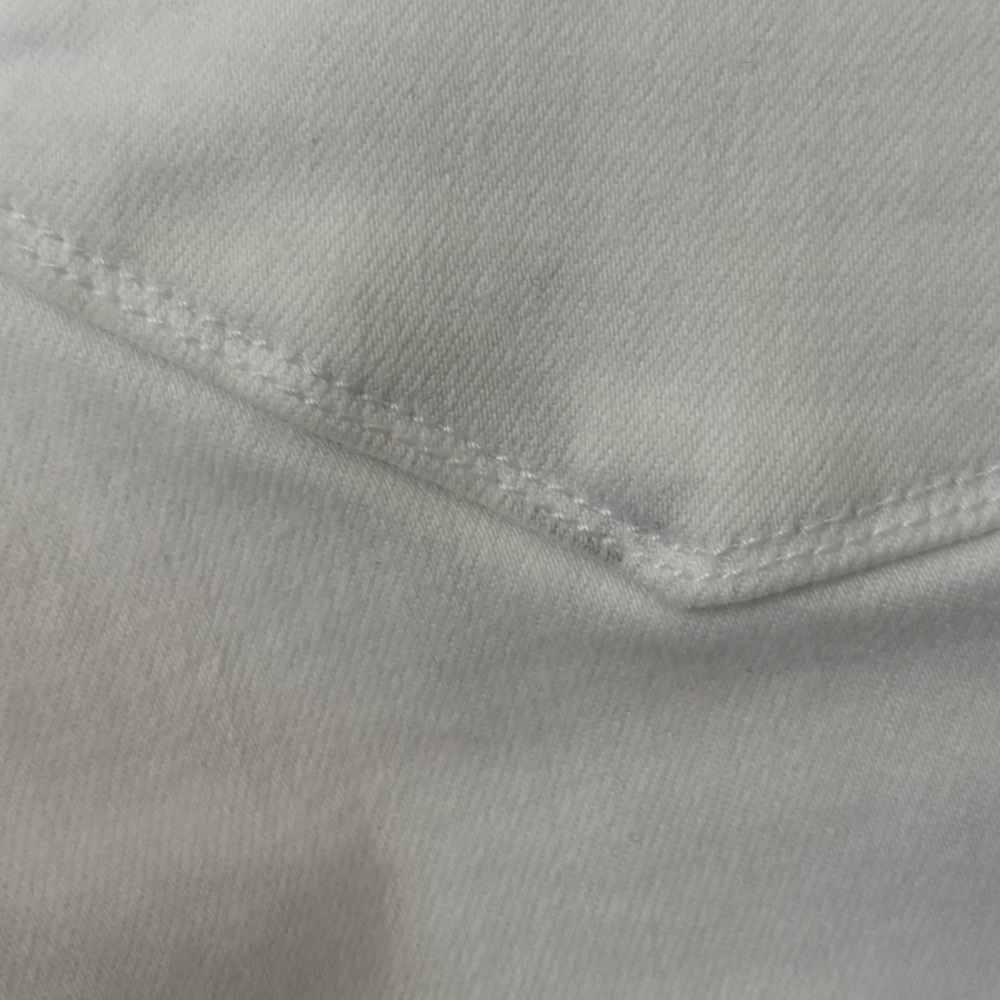 Abercrombie & Fitch White High Rise Super Skinny Ankle Distressed Jeans - Picture 8 of 8